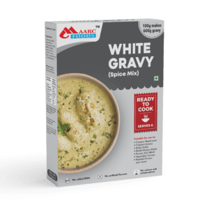 White Gravy (Spice Mix) 100gms Gravy + 500ml water makes 600gms Gravy (Serves 6)
